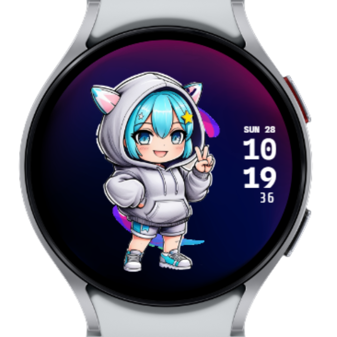 CUTE ANIME WATCH FACE logo